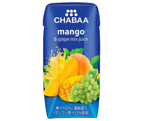 HARUNA CHABAA 100% jus mélangé de mangue 180ml paquet papier x 36 bouteilles