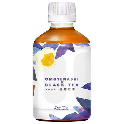 [11/25~ 10% OFF all products!!] HARUNA Omotenashi Unsweetened Black Tea 280ml PET Bottle x 24 