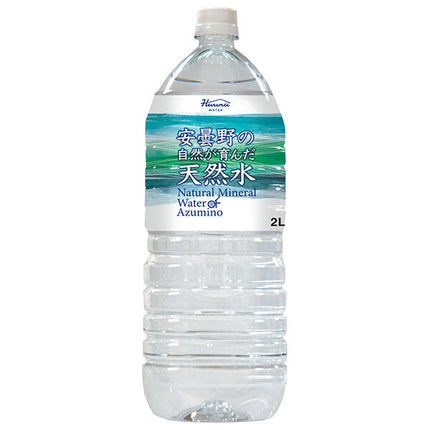 HARUNA Natural Water from the Nature of Azumino, 2L Plastic Bottle x 6