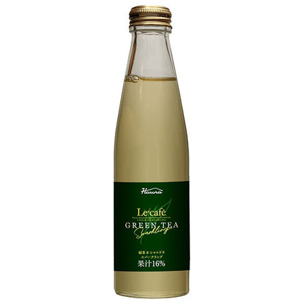 HARUNA Le Cafe Green Tea Sparkling 200ml bottle x 24 bottles [Shipped in Japan]
