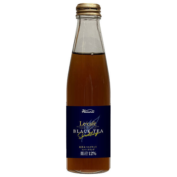 HARUNA(ハルナ) ルカフェ 紅茶 スパークリング 200ml瓶×24本入【日本出荷】