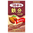 守山乳業 1日分の鉄分 ココア 125ml紙パック×24本入【日本出荷】