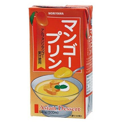 守山乳業 MORIYAMA マンゴープリン 540g紙パック×12本入【日本出荷】