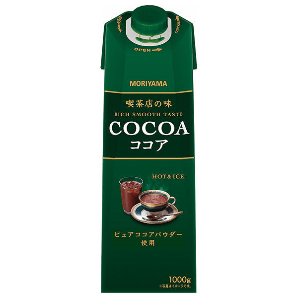 Moriyama Dairy Coffee Shop Saveur Cacao 1000g paquet papier x 6 bouteilles 