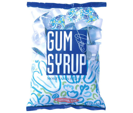 Moriyama Dairy Gum Syrup 50 (13g x 50 pieces) x 8 bags 
