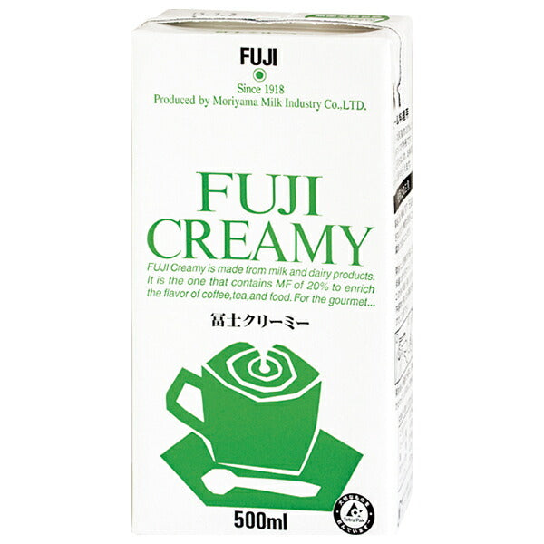 Lait crémeux Fuji de Moriyama Dairy, 500g en carton, lot de 12.