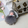 Cute Sleeping Doll Plush Doll Keychain Pendant Backpack Handbag Wallet Accessories