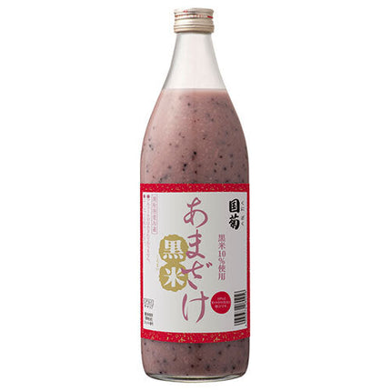 篠崎 国菊 黒米あまざけ(甘酒) 985g瓶×6本入【日本出荷】