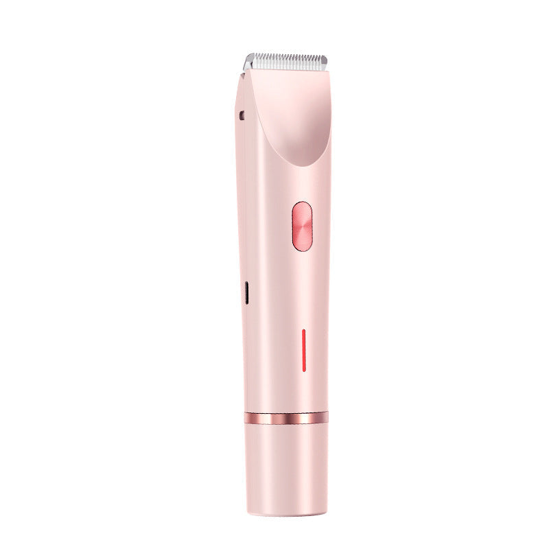 Women's 2-in-1 Electric Shaver & Bikini Trimmer – Wet/Dry Body Hair Razor (Pink, Blue, Purple)