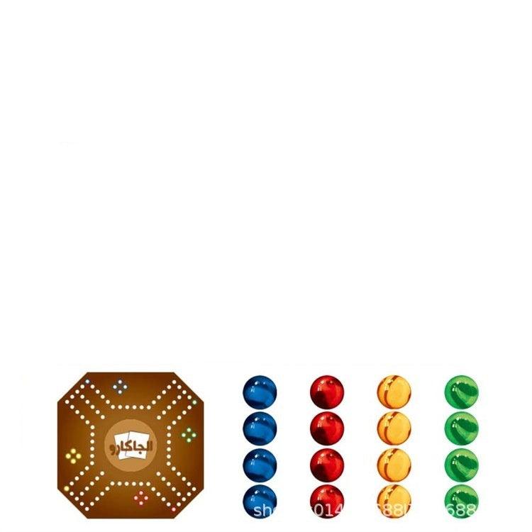 Coated Paper Card Game Arabic Parent-child Marbles Poker Game Toy