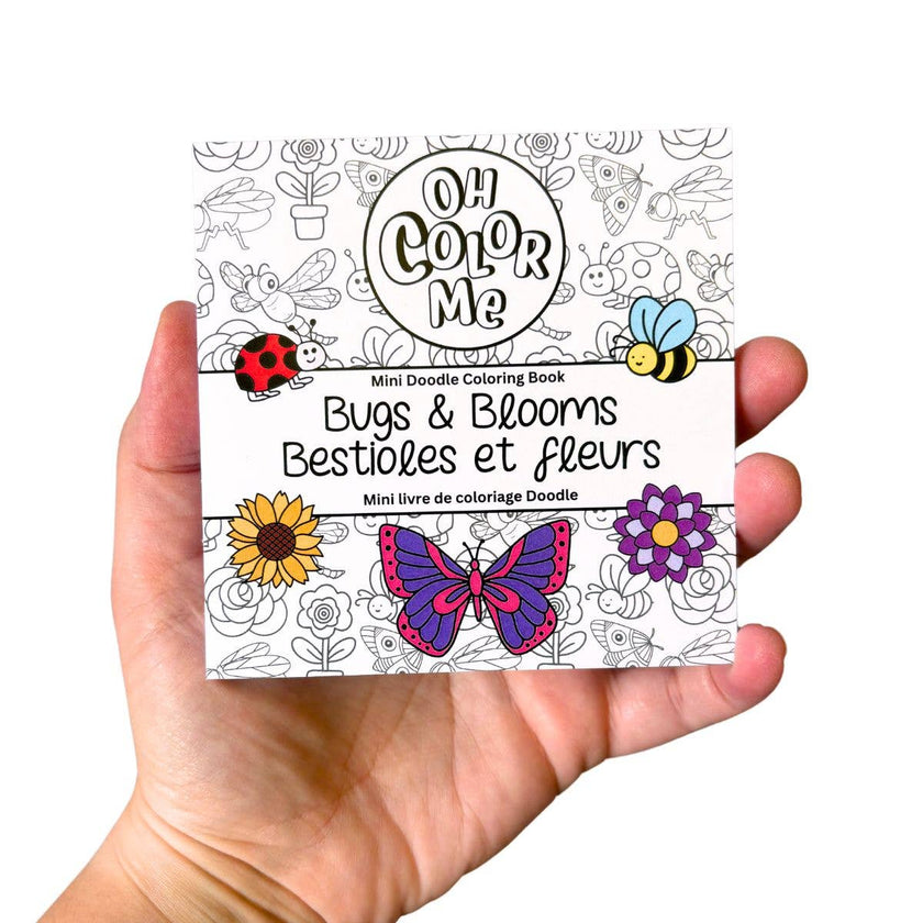 Oh Color Me - Mini Coloring Book Bugs & Blooms, 4