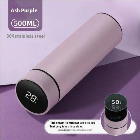 Smart Temperature Display High-grade Insulated Bottle Portable Large Capacity