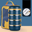 304 Stainless Steel Multi-layer Thermal insulated lunch container