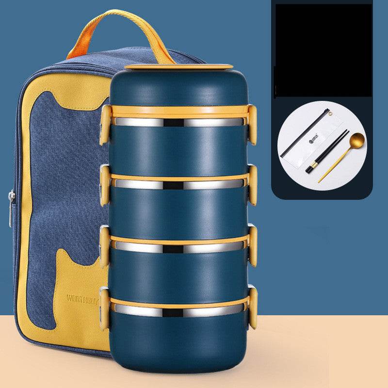 304 Stainless Steel Multi-layer Thermal insulated lunch container
