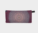 Zippered Cotton Canvas Pencil Case | Meditative Mandala
