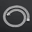 14mm Men's Hip Hop Zircon Thorns Cuban Link Chain