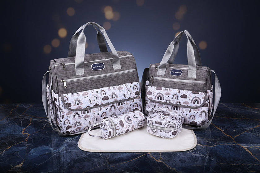 Multi-functional Lightweight Mom Bag – Large Capacity Diaper Bag (S & L, Single or Double Cap)