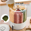 Rice & Grain Storage Bucket with Zipper Lid – Large Cereal & Pet Food Container