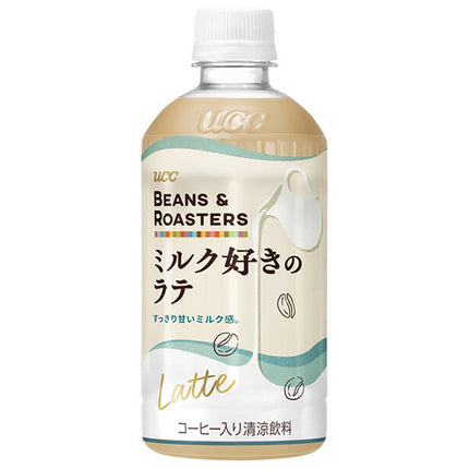 [Expiration date 2026.06 or later] UCC BEANS & ROASTERS Milk Lover's Latte 450ml plastic bottle x 24 pieces [Shipped in Japan]