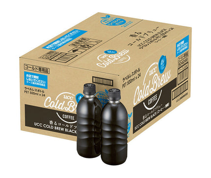 UCC COLD BREW BLACK (cold Brew black) bouteille sans étiquette bouteille en plastique de 500 ml x 24 pièces 