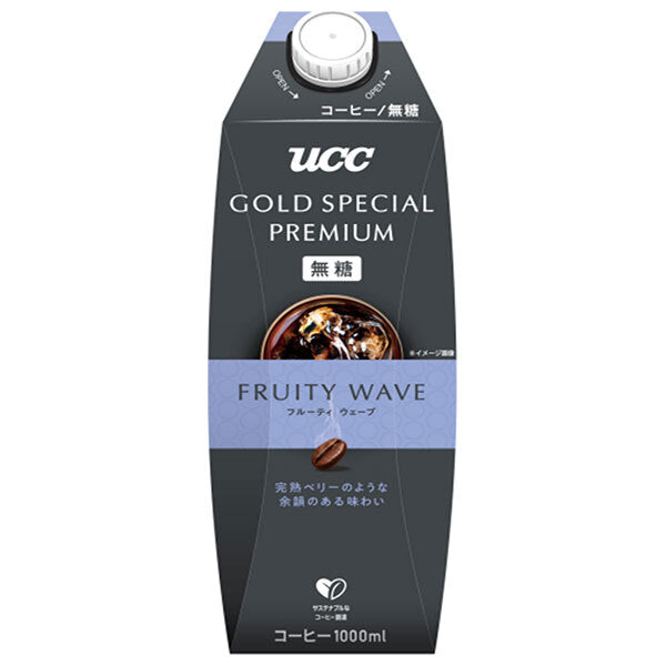 UCC GOLD SPECIAL PREMIUM フルーティウェーブ 無糖 1000ml紙パック×12本入【日本出荷】