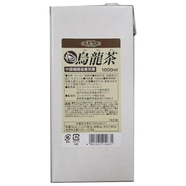UCC Oolong tea 1000ml paper pack x 6 bottles [shipped in Japan]