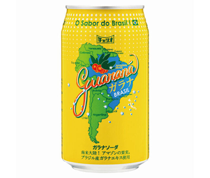 チェリオ ガラナソーダ 350ml缶×24本入【日本出荷】