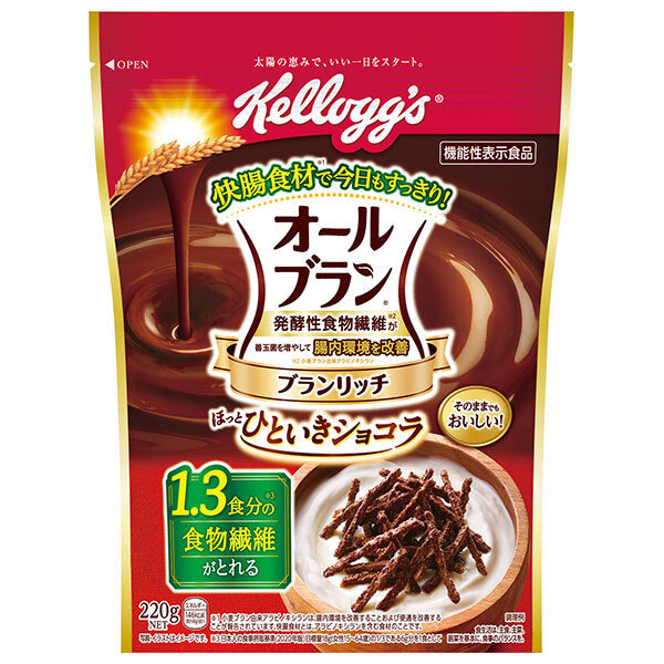 Kellogg's All Bran Bran Rich Hotto Hitiki Chocolat 220g x 6 bags [Shipped in Japan]