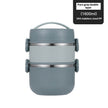 2 layer 304 Stainless Steel Thermal Insulated Lunch Container