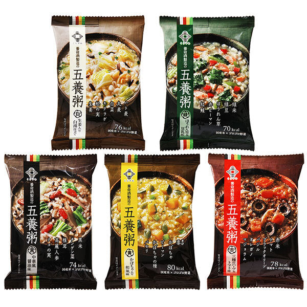 養命酒 五養粥 5種アソート 5種×各2食×1個入【日本出荷】