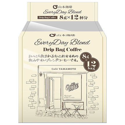 Yamamoto Coffee Everyday Blend Drip Bag (8g x 12P) x 6 bags 