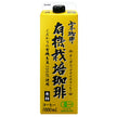 山本珈琲 有機栽培珈琲 無糖 1000ml紙パック×6本入【日本出荷】