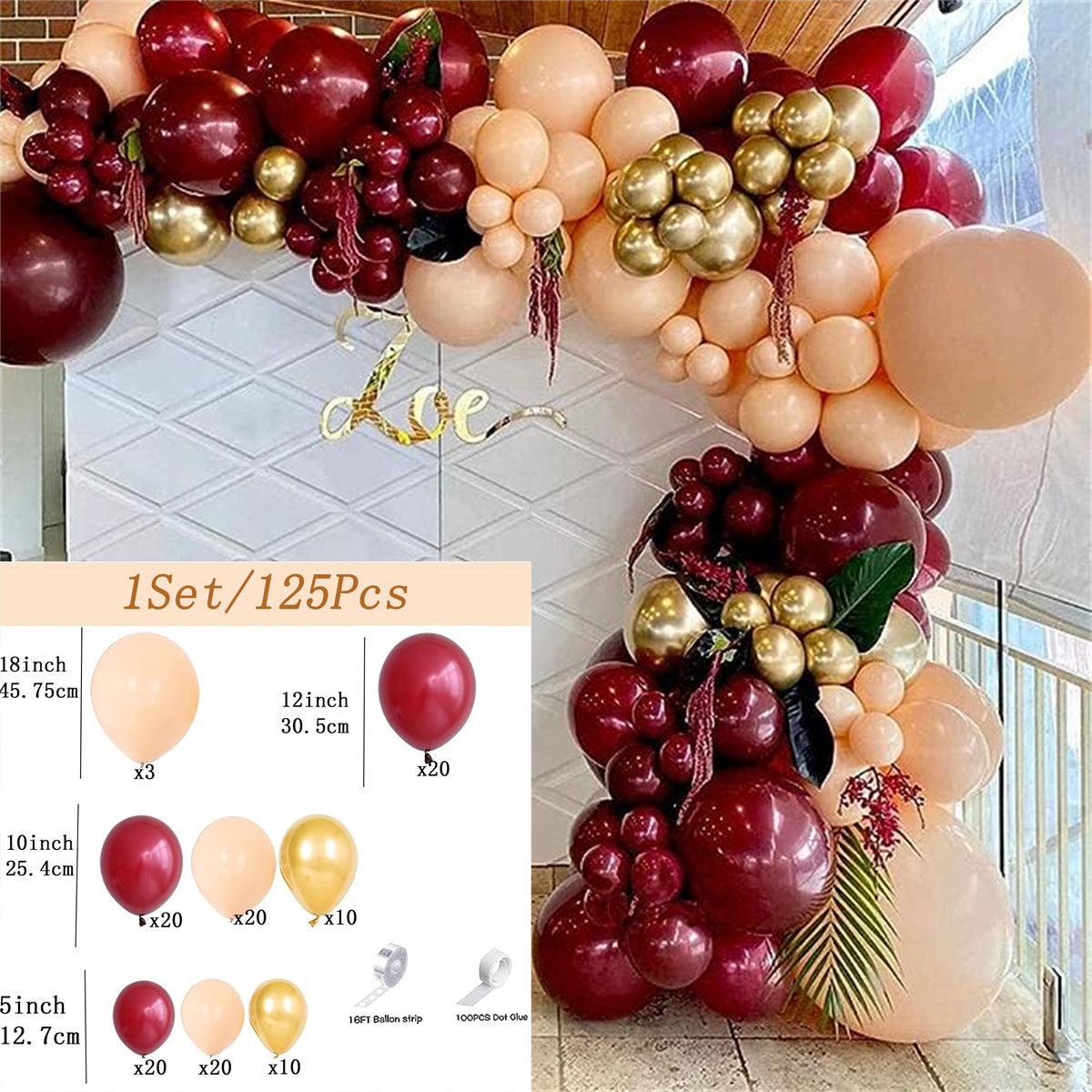 Balloon Layout Set – Multi-Style Party Decoration Balloon Suit