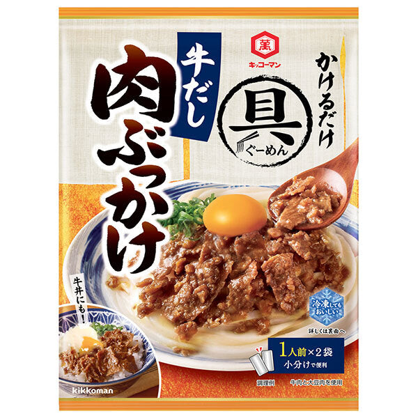 キッコーマン 具麺 牛だし肉ぶっかけ 100g×10袋入【日本出荷】