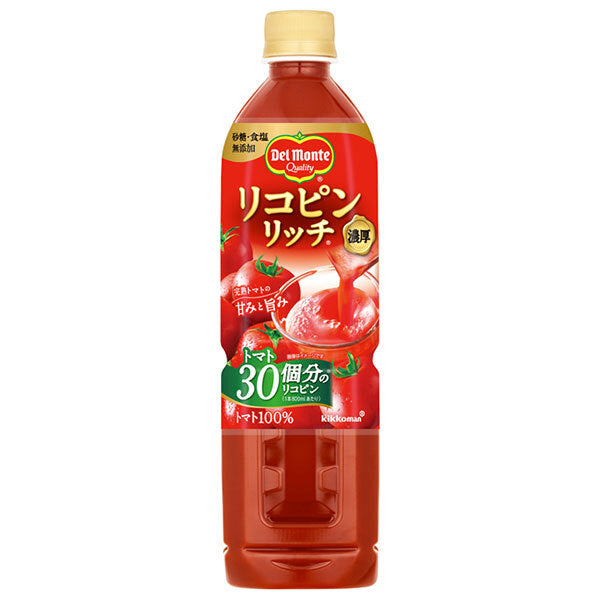 Del Monte Lycopene Rich 800ml plastic bottle x 15 pieces [shipped in Japan]