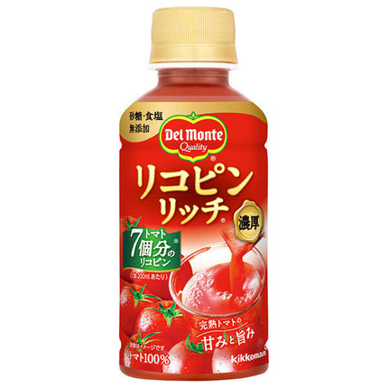 Del Monte Lycopene Rich Tomato 200ml plastic bottle x 24 pieces [shipped in Japan]