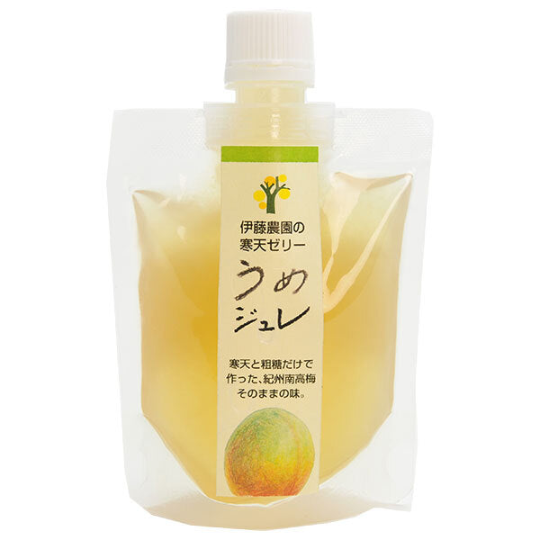 Ito Farm Pure Fruit Agar Ume Jelly Drink Type 150g x 15 pieces [Shipped in Japan]