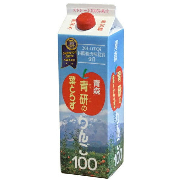 Seiken Apple juice without leaves, apples without leaves, 100 1L paper pack x 12 bottles [shipped in Japan]