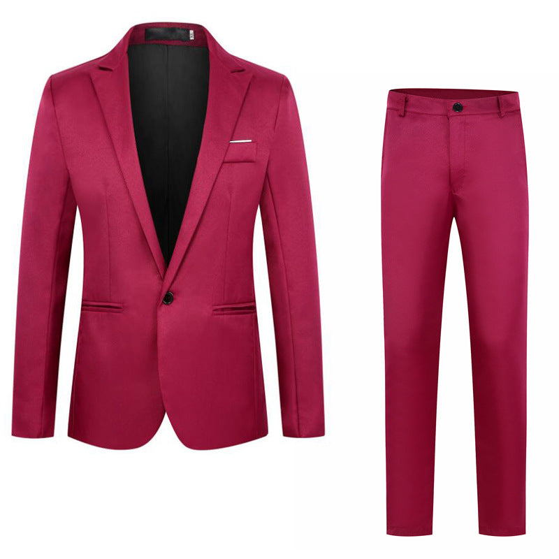 Men's Loose Fit Wedding Tuxedo Suit Jacket – 8 Colors, M–5XL | Canada & USA