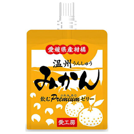 Aikobo Drinkable Premium Jelly Satsuma Mandarin 180g pouch x 30 pieces [Shipped in Japan]