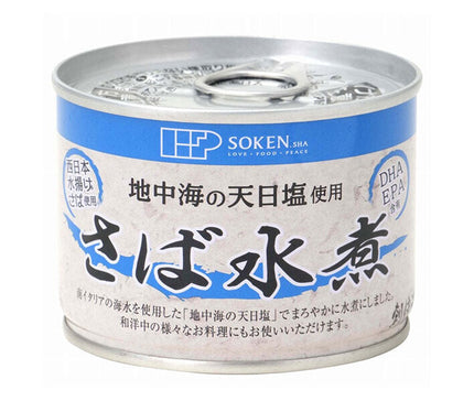 Sokensha Boiled Mackerel 190g Can x 24 pcs 