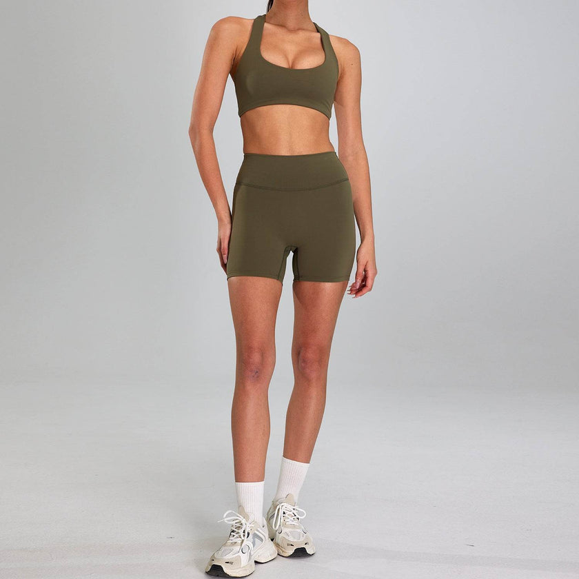 Stylish Fashion Gym clothes for women Crop workout top and Short Pant