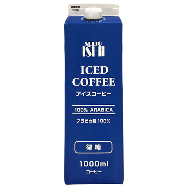 成城石井 アイスコーヒー 微糖 1000ml紙パック×12本入【日本出荷】