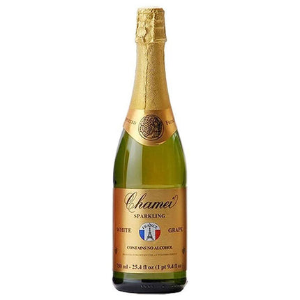 Seijo Ishii Chamei Sparkling White Grape Juice 750ml Bottles x 12 [Ships from Japan]