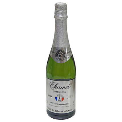 Seijo Ishii Chamei Sparkling Apple Juice, 750ml Bottles x 12 [Ships from Japan]