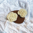 Bridal Beautiful Flowers Handmade Beaded Pearl Earrings