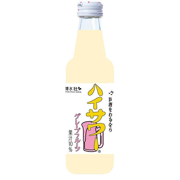 Hakusuisha High Sour Grapefruit 340ml bottle x 20 bottles [shipped in Japan]