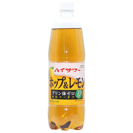 博水社 ハイサワー ホップ&レモン 1000mlペットボトル×6本入【日本出荷】