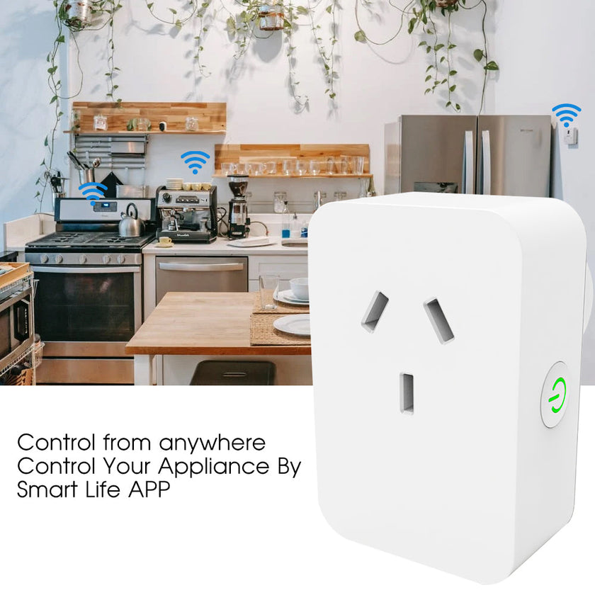 WiFi Smart Plug with Timer and Voice Control