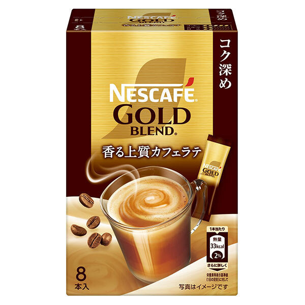 Nestlé Japan Nescafé Gold Blend Deep Rich Stick Coffee (7g x 8 bottles) x 24 boxes [Shipped in Japan]